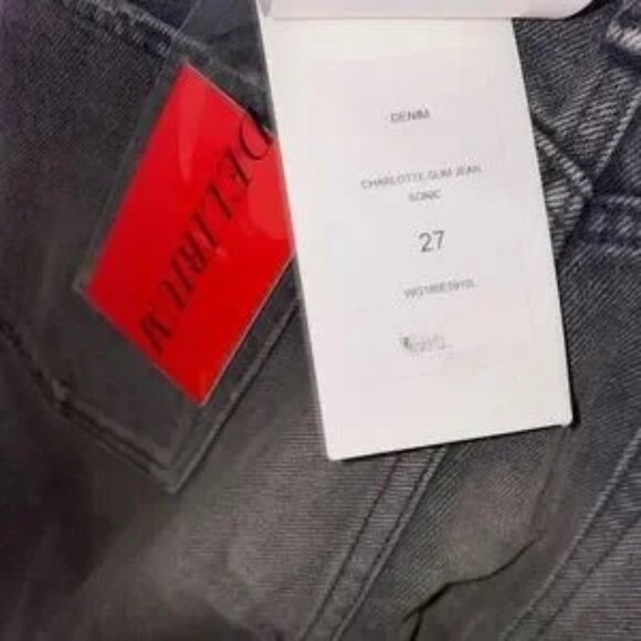 NWT John Elliott Japanese Selvedge Denim Charlotte Distressed Slim Jean BLACK - Picture 4 of 16